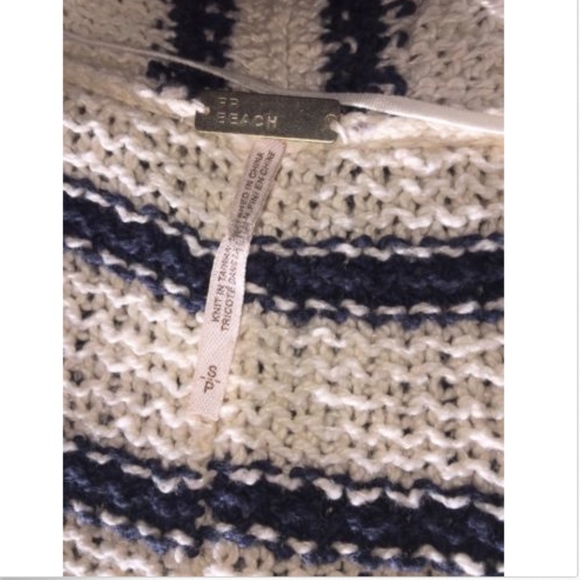 FREE PEOPLE North Beach Long Knit Striped Cardigan - Picture 4 of 6